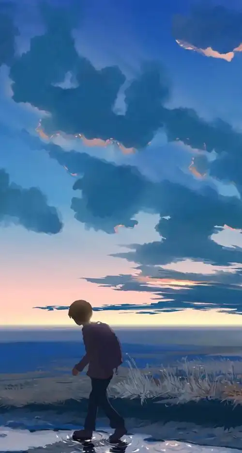 治愈系动漫插画壁纸丨我是人间凡尘,请仙子记得入凡尘