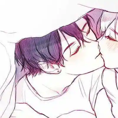 漂亮亲吻或拥抱的动漫情头头像,情侣头像图片-回车桌面