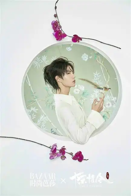 陈情令古风写真登陆时尚芭莎肖战王一博潇洒演绎知己大片7