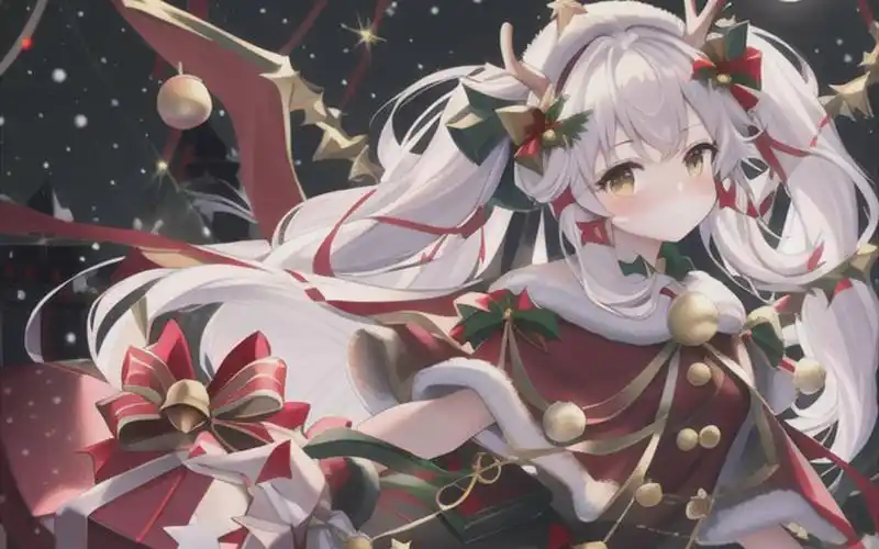 《小心白毛异瞳双马尾》