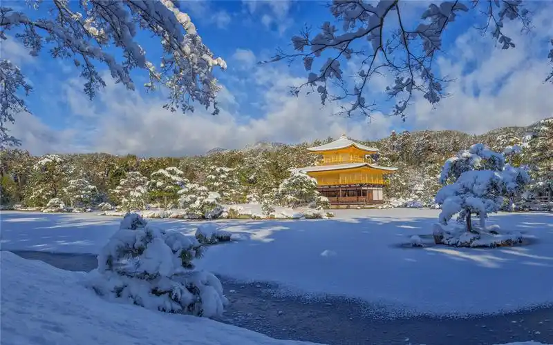 唯美日本雪景高清桌面壁纸-风景壁纸-壁纸下载-美桌网