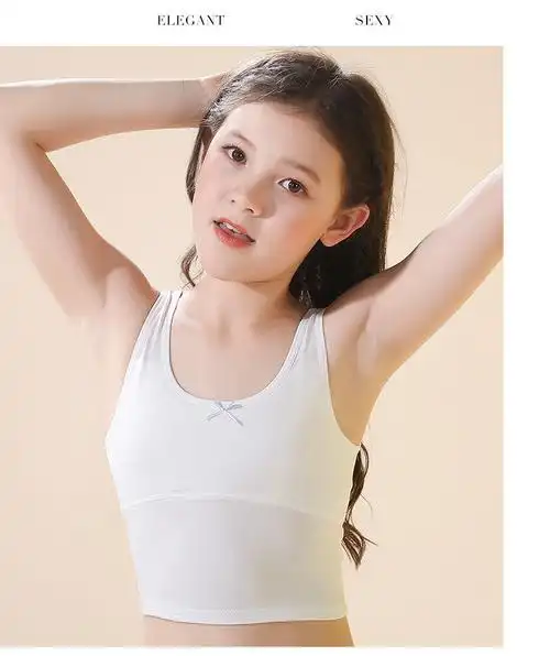少女发育文胸高品质儿童背心女短款上衣发育期小内衣