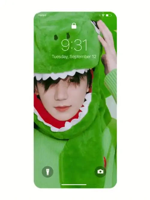 今日绿色系王源桌面/锁屏壁纸#tfboys王源  #唯爱王源  #锁屏壁纸