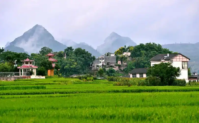 新农村新面貌拍摄于贵州安龙县木咱镇