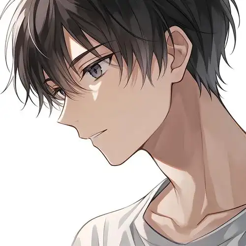 动漫头像侧脸男生🎨