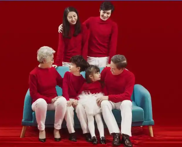 套装拍照亲子民国全家福影楼国风六口