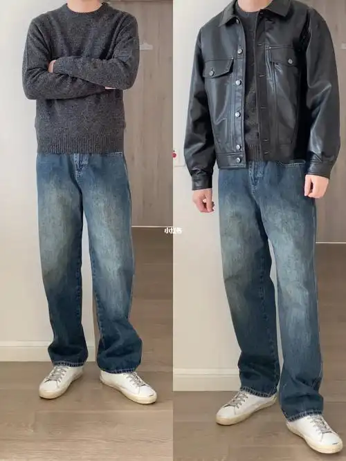 不抗冻  #笔记灵感  #男生穿搭  #男友穿搭  #秋冬穿搭  #皮衣搭配