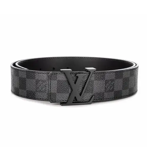 [9.9新][未使用]路易威登lv95#男士棋盘格皮带*