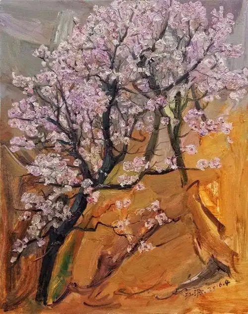 cn/artid/587015 杏花盛开油画,100×80cm,2016非卖品 2,596次浏览