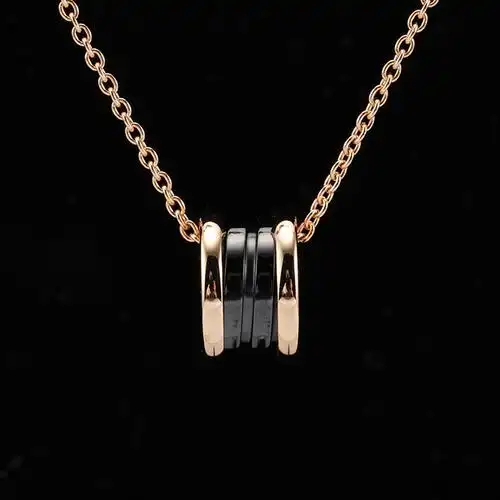 bvlgari(宝格丽) b.zero1系列18k金黑陶瓷项链
