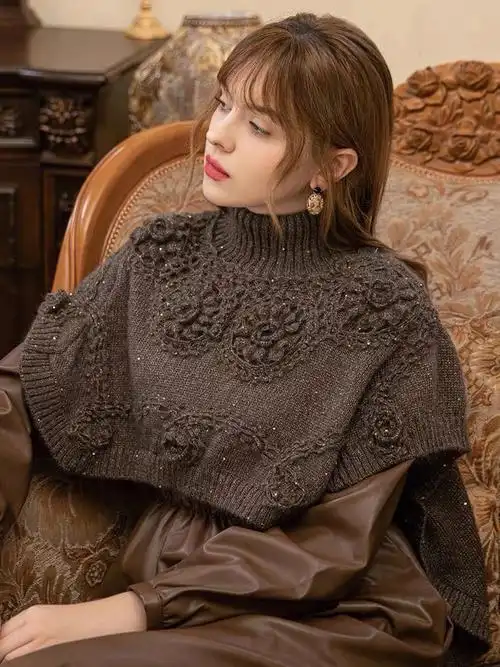 女士披肩图片欣赏一下