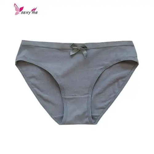 贴身日记欧美极简约纯色高叉不勒腿棉质中低腰女士内裤三角短裤fish