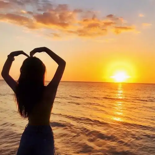 美丽的风景美好的背影