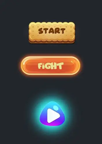 按钮练习|ui|游戏ui|dovahikkn - 临摹作品 - 站酷 (zcool)