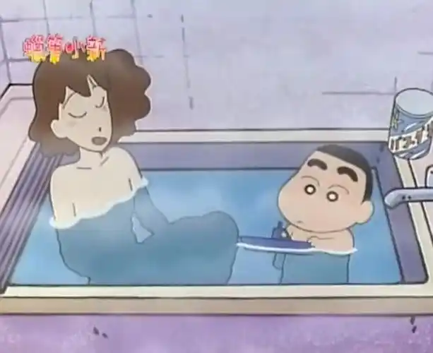 (小新与妈妈)爸爸和女儿,爷爷和孙女(小丸子与爸爸爷爷)爸爸和女儿