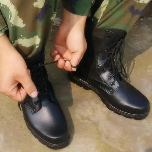 四季单款无钢头35战狼军靴作战靴男超轻春秋季透气军靴男特种兵户外靴