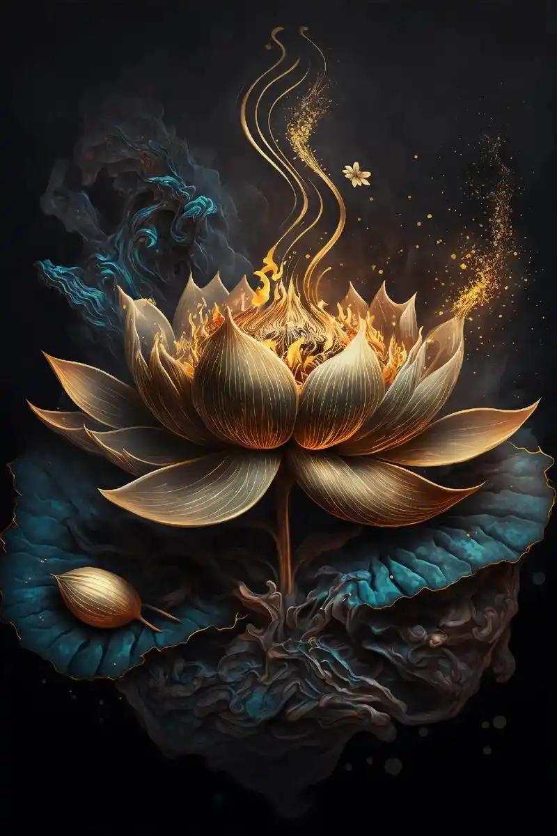 金莲花又叫"招财花","有钱花"当你刷到这朵金色莲花时,说明 - 抖音