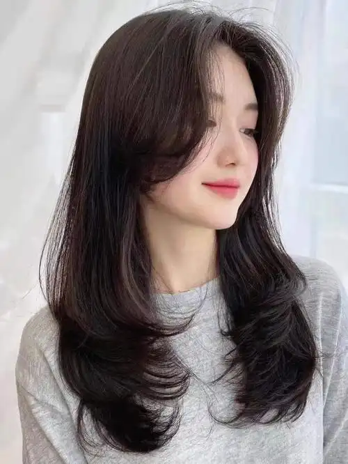 中长发烫发韩式气垫蓬松烫