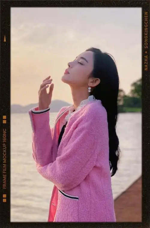 古力娜扎分享海边美照微风吹拂显灵动绝美五官甜如初恋