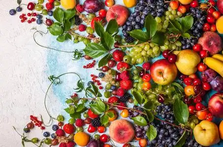 各种水果和浆果照片