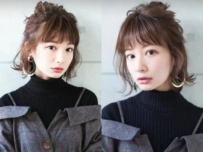 半丸子头怎么扎好看(风靡整个时尚圈的半扎丸子头)