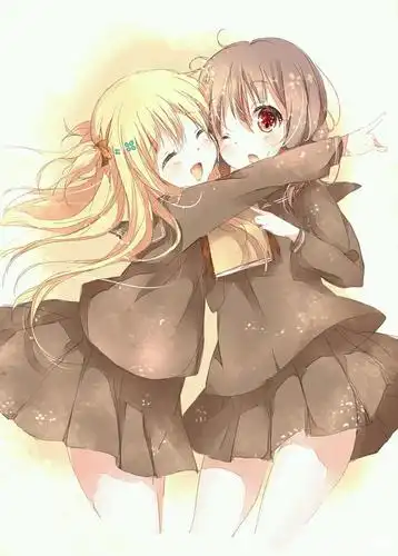 二次元动漫女生闺蜜壁纸