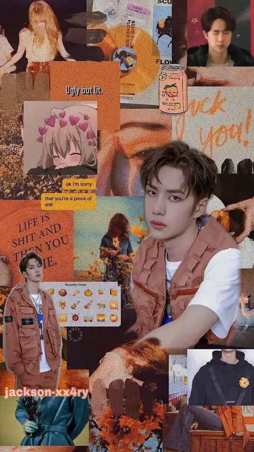 王一博创意拼接手机壁纸