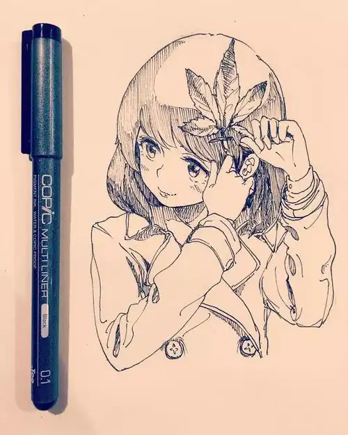临摹完这组动漫插画,老师再也不用担心我画不好!
