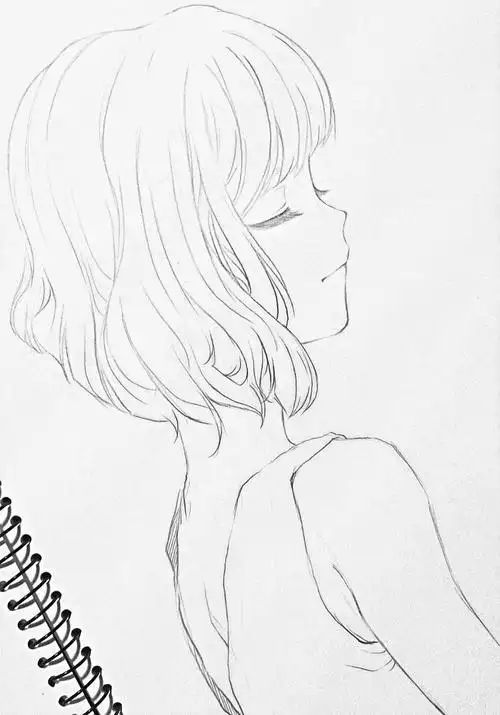 手绘 女孩 动漫