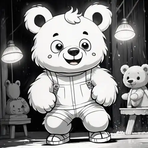 超酷黑白熊头像来啦