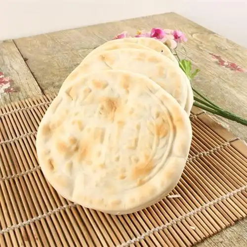 山东面点潍坊火烧发面商用肉夹馍里脊肉饼小饼10个装三份 杠子头火烧