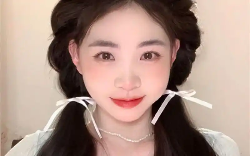 春日浪漫少女双马尾93蓬松显发量|甜妹必备!