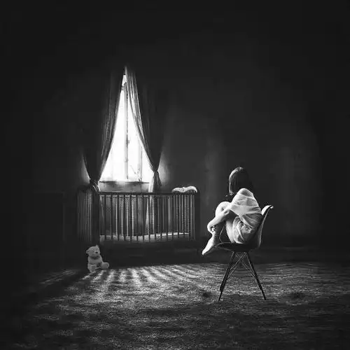 寂静无边一组精美的伤感黑白唯美意境图片