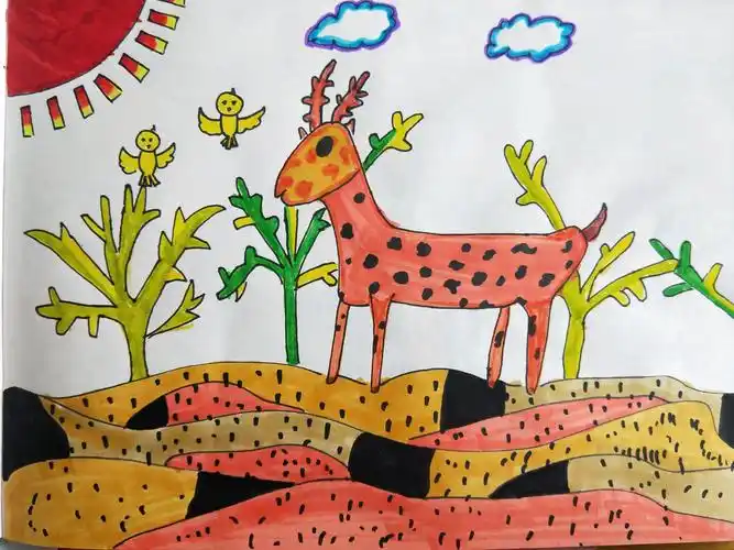 画语童心留住小学美好时光——五年级美术作业展