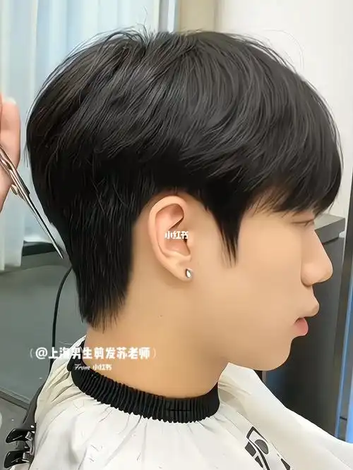 少年感韩式微分气垫烫发是真的帅男生发型男生韩式发型上海男生剪发
