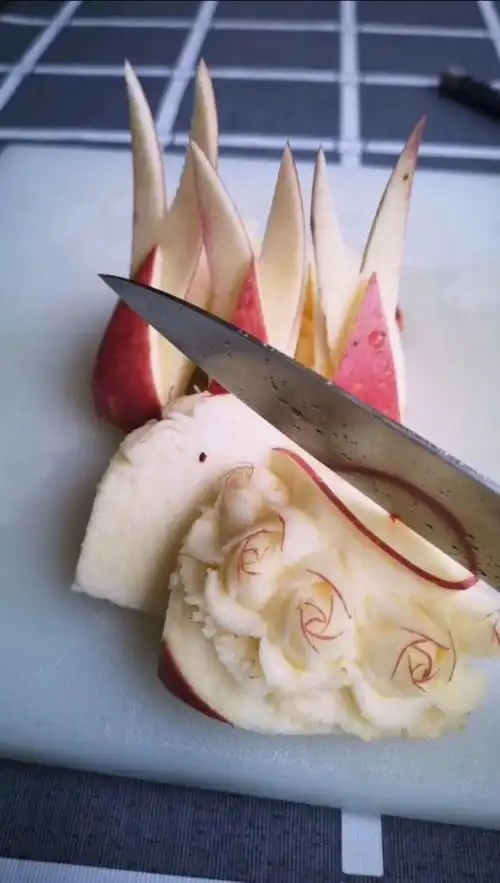 挺有意思的苹果切法,你学会了吗?