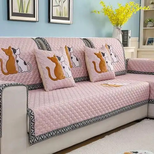 四季通用沙发垫防滑坐垫子简约现代2022新款夏季皮沙发套巾罩盖布