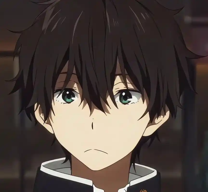 折木奉太郎 #动漫男头 不要emo - 抖音