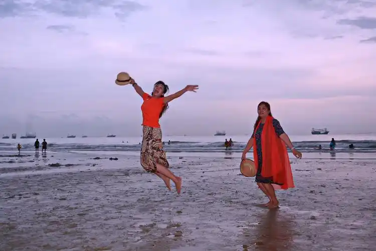 标题:欲要狂飞赴鹊桥【北海海边随拍】