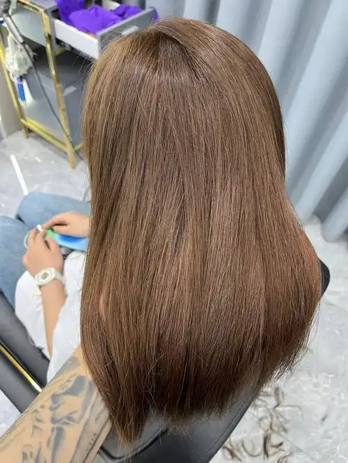 非常显白的棕色调