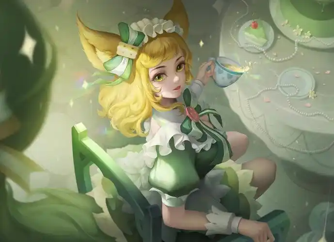 王者荣耀妲己美图女仆咖啡星元皮肤同人