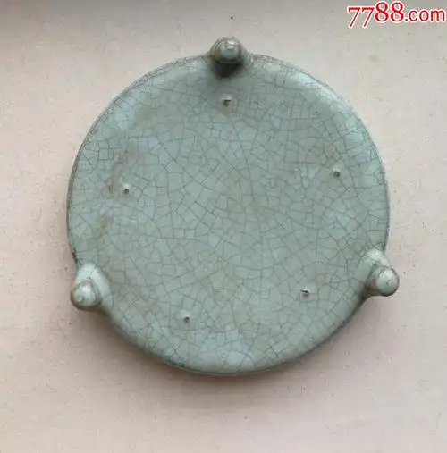 老仿汝窑三足洗_蓝釉瓷_第4张_7788瓷器