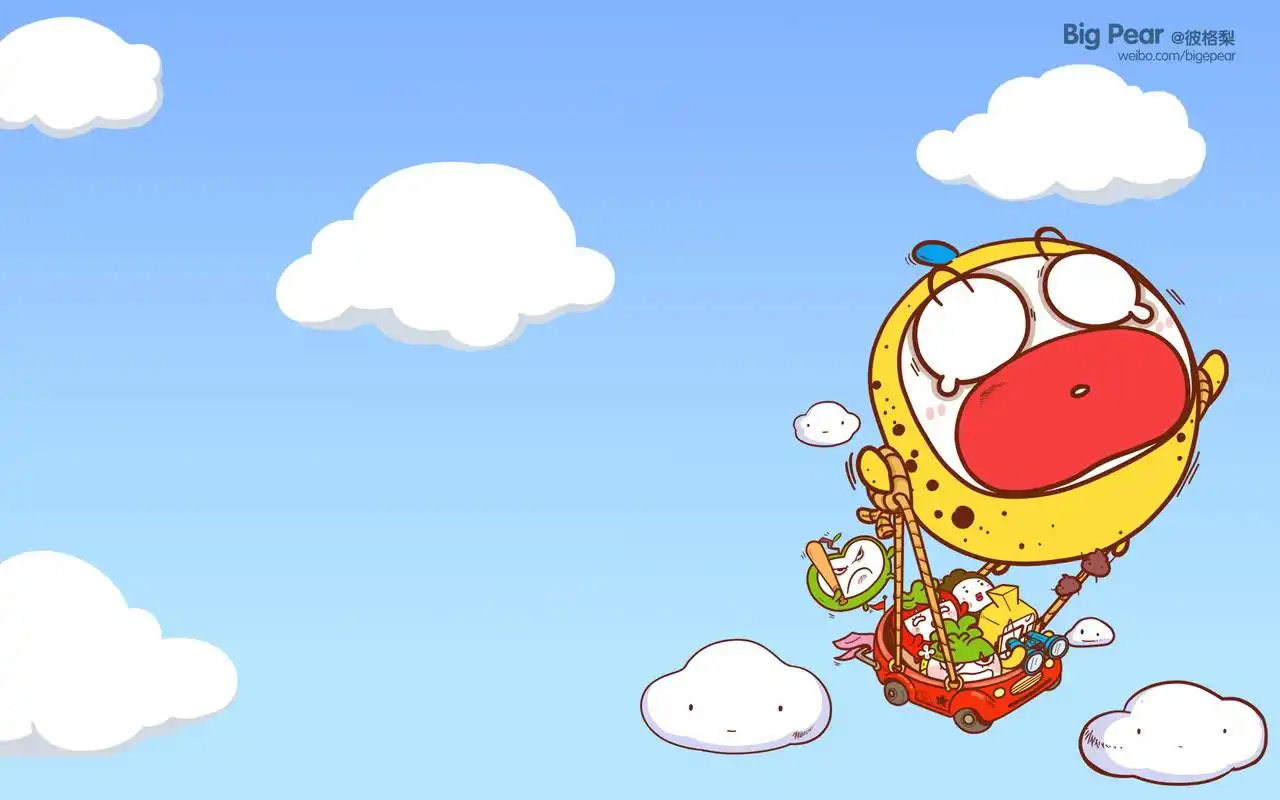 彼格梨卡通动漫高清桌面壁纸