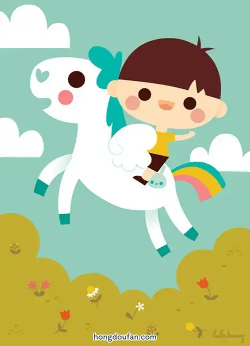 9张可爱的大眼睛女生儿童卡通画郊游表演做游戏要如何画