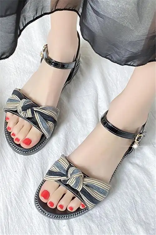 凉鞋学生女平底