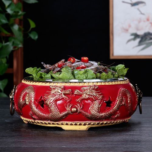 农家乐饭店意境菜创意餐具可加热酒精炉私房菜明档摆台高档菜盘子