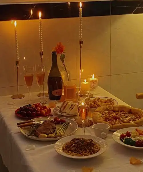 巨蟹女孩的居家氛围感生日晚餐