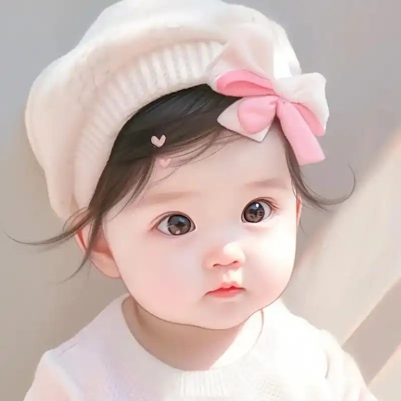 大眼萌娃,可爱女宝幼崽头像.软软香香的小棉袄,孕妈必备专用漂 - 抖音