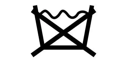 这就是「不可水洗」的意思!