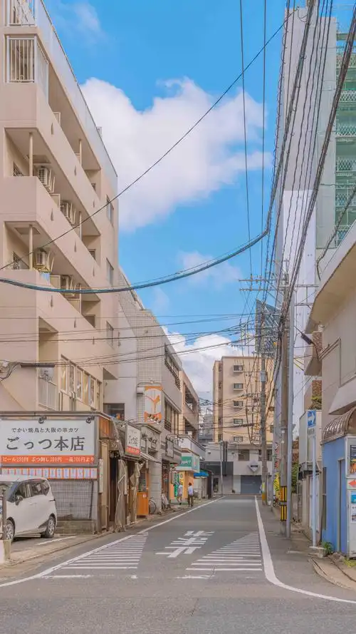 日本福冈市清新迷人治愈系街景